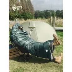 Gelo preto E400/E700/E1000/E1300 Saco de dormir para acampamento ao ar livre tipo Envelope de ganso para adultos saco de