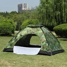 Tenda automática única dupla ao ar livre 2 pessoas 3-4 pessoas campo escalada casal acampamento camuflagem conjunto Ultr