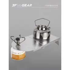 Sanfeng Out Mesa de alumínio para alimentos para uma pessoa Mesa ao ar livre Talheres selvagens Camping Caminhadas Mesa