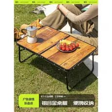 Jiangyu mesa dobrável ao ar livre mesa de acampamento portátil Ultra-leve mesa de churrasco liga de alumínio piquenique