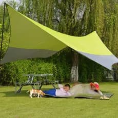 Cortina de céu genuína Anti-ultravioleta toldo à prova de chuva barraca de acampamento ao ar livre Oversized Ultra-leve