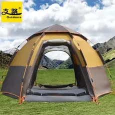 Barraca automática à prova de chuva ao ar livre 5-8 pessoas 2 pessoas engrossado à prova de chuva acampamento campo domé