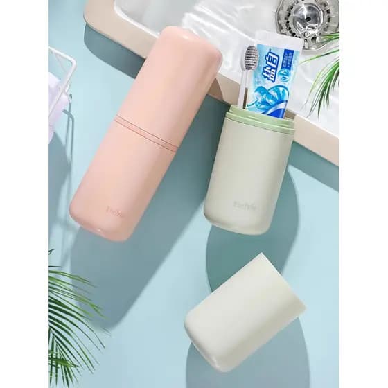 Saco de armazenamento de toalete conjunto de higiene pessoal portátil bens de viagem saco de higiene pessoal copo de lav