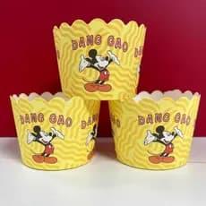 Copos de bolo de cozimento cor sólida redondo grande tamanho pequeno resistente a altas temperaturas copos de Cupcake so