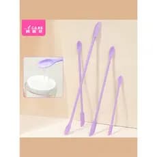 Espátula/dupla cabeça A1p751-embalagem colher pequena ferramenta de raspagem cosmética Silicone de duas cabeças cosmétic