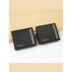 Papel absorvente de óleo BB1s751-Papel absorvente de óleo facial estilo Puff verão refrescante maquiagem facial masculin