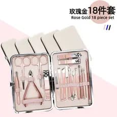Série de ouro rosa ferramentas de manicure senhoras ferramentas de manicure conjunto cortador de unhas cortador de unhas