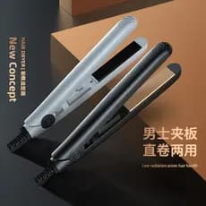 Mini curling alisamento dupla utilização curling ferro certificação 3C tala elétrica alisador de cabelo curling ferro cu