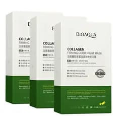 Poquanya Collagen Firming Night Jelly Mask Hidratante Firmador Máscara Noturna Preguiçosa Sem Enxágue