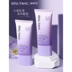 Bisutang Perilla Creme Base Transparente 60g Suave Hidratante Beleza Retoque Sensação de Água Luz Senhoras Estudante Maq