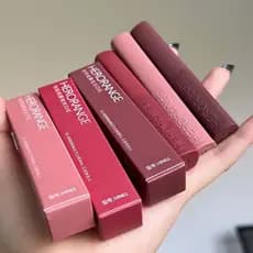 HERORANGE ~ Saturado Veludo Fosco Tubo Fino Batom Fosco Veludo Coelho Ano Limitado 正 Batom Vermelho Barato