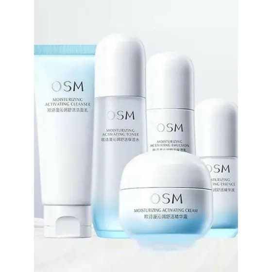 Oushiman conjunto de loção hidratante calmante hidratante calmante iluminando a pele seca maquiagem produtos de cuidados