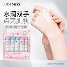30g 5 Lavanda Rosa Pêssego Creme Para As Mãos Conjunto Loção