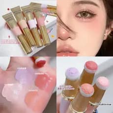 Produto genuíno tubo de imprensa embalado sensação de ar névoa de água líquida Blush Rouge clareamento cor Natural-aprim