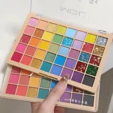 MGL Paleta de sombras de 40 cores fosco perolado Glitter lantejoulas multicolorido Natural tridimensional desempenho de