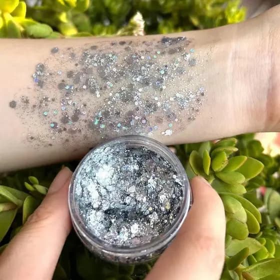 Desempenho palco maquiagem maquiagem dedicada maquiagem dos olhos lantejoulas Glitter Gel desempenho maquiagem sombra lí