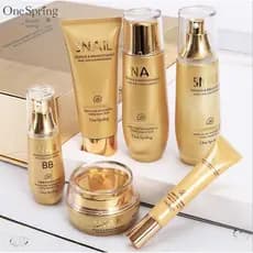 Conjunto genuíno de cuidados com a pele da mãe para mulheres de meia-idade, loção de água, limpador Facial, meio-Ag