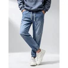 26 novo estilo calças de moletom JEANS masculinas capaz JEANS calças Leggings femininas tamanho pequeno tornozelo compri