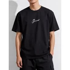 RE [Camiseta pesada] CORDURA Camiseta feminina masculina de manga curta preta primavera verão Top Casual na moda camiset