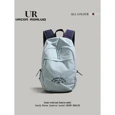 UR mochila de lona 2025 novo estilo feminino estudante universitário classe saco escolar grande capacidade saco de viage