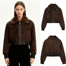 Jaqueta de algodão jaqueta Cross-Border europeu americano feminino outono inverno novo estilo Retro cor sólida jaqueta d