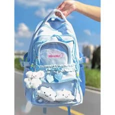 Mochila escolar para meninas do ensino médio, estudantes do ensino médio 2025, novo estilo, estudantes do ensino fundame