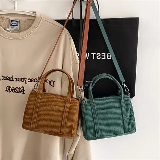 Original outono inverno Mini veludo estilo bolsa de veludo simples All-Match literário de um ombro saco do mensageiro fe