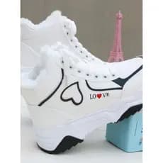 Outono inverno novo estilo sapatos de algodão feminino velo-velo sapatos esportivos quentes sapatos de alta qualidade es