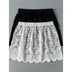 Moletom em camadas internas em camadas, ferramenta útil, saia pequena, cortina de bunda, suéter combinando, bainha falsa
