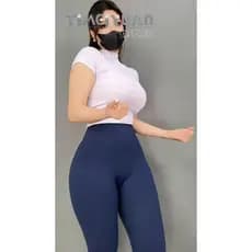 Preto cintura alta tubarão calças femininas quatro estações barriga-estreito Anti-ondulação calças de Yoga calças de via
