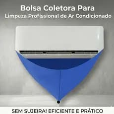 Saco Bolsa Coletora De Água Para Limpeza Ar Condicionado Split + Elástico Ajustável