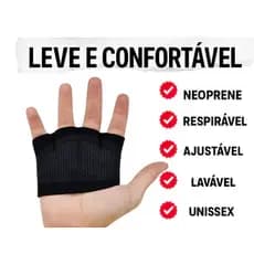 Luva Academia Meia Luva Neoprene Antiderrapante Unissex