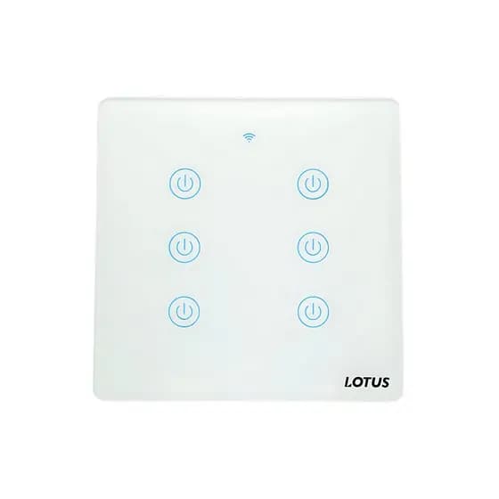 Interruptor Inteligente 6 Botões Wi-fi 4x4 Plus Lotus