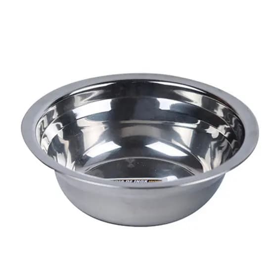 Comedouro Pet em Aço Inox Emilar 17cm ou 19cm - Tigela para Cães e Gatos EM9744/9745
