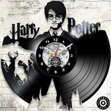 Relógio de parede Harry Potter Feito em disco De Vinil Real Disco de vinil cortado Relógios parede