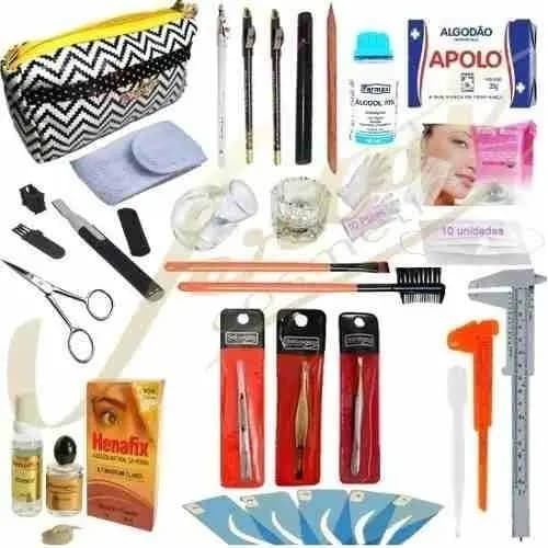 Kit De Designer De Sobrancelha Profissional Universal 5 Unidades