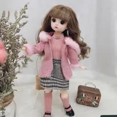 30cm 1/6 boneca BJD vestido de princesa brinquedo DIY presente, adequado para meninas (não incluído) fofo-e * ELBC OYOJ