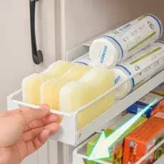 Organizador De Cesta Removível De Aço Carbono-Rack De Armazenamento Sob A Pia Para Cozinha