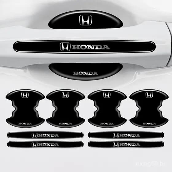 8Pc Adesivos de Proteção para Porta de Carro Anti-Riscos para Honda Civic Accord Vezel Fit CRV HRV CRZ Polo Jazz Jade 99