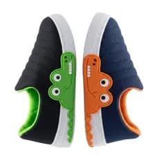 Tênis Infantil Jacarezinho Antiderrapante Slip On Confortável e Divertido para meninos  Confortável