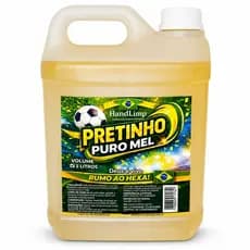 PRETINHO AUTOMOTIVO PURO MEL 5 LITROS ALTO BRILHO RENDE MAIS PARA PNEUS