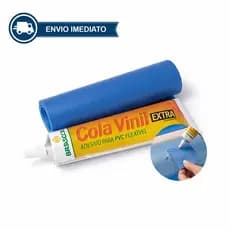 Reparo Para Piscinas Kit Cola Vinil Mais Lona Vinil PVC