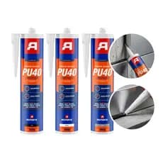 Silicone Selante Cola Pu 40 Flex Cores 380g Autofix - ESCOLHA A QUANTIDADE E COR X PROMO