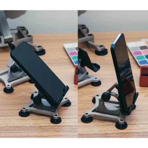 Suporte de Mesa para Celular Multiângulo Universal – Apoio Smartphone Tablet sem Furo