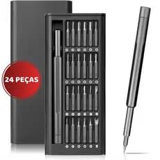 Jogo de Chave de Fenda 24 em 1 Magnética Kit de Precisão Profissional