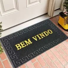Tapetes de boas-vindas 3D, esteticamente agradáveis, antiderrapantes，casa top