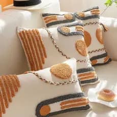 CAPAS DE ALMOFADAS  Boêmia Geometry Bordado Tassel Bordadolongo,1pimenta top