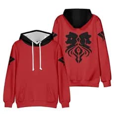3D Anime Aaron Hoodies Zíper Jaqueta Do Time Colégio Merch Zip Feminino Masculino Camisola Com Capuz Camisolas Meninos M