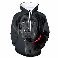 Mais Novo Labrador Retriever 3D Hoodie Personalidade Moda Cão De Estimação Das Mulheres Dos Homens Diversão Casual Hip-h