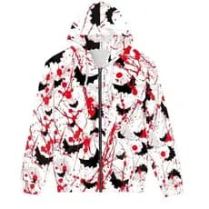 3D Gráfico Hoodies Engraçado Padrão De Halloween Pullovers Outono E Inverno Camisolas Casuais Oversized Com Capuz Topos